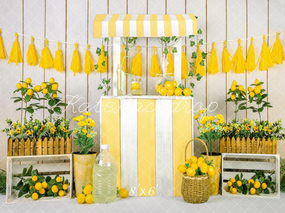Kate Sommer Lemonade Store Hintergrund Entworfen von Jia Chan Photography - Kate Backdrop.de