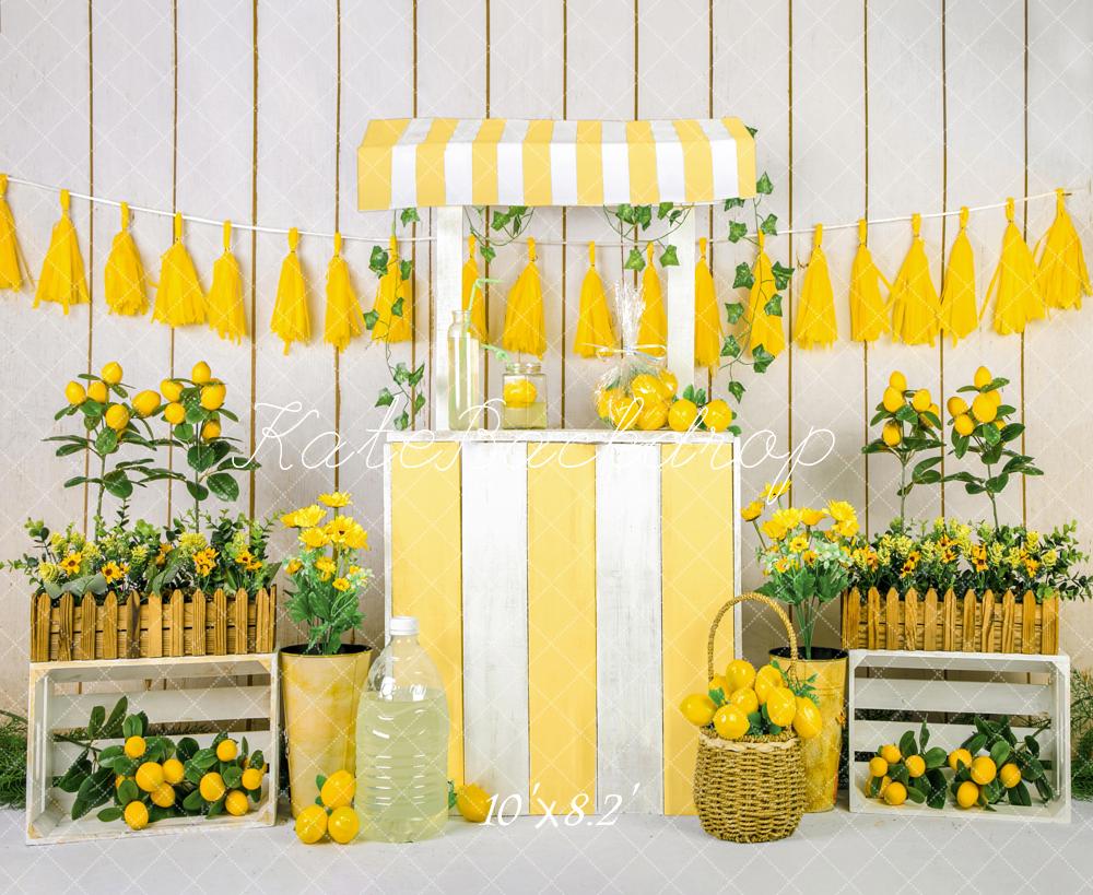 Kate Sommer Lemonade Store Hintergrund Entworfen von Jia Chan Photography - Kate Backdrop.de