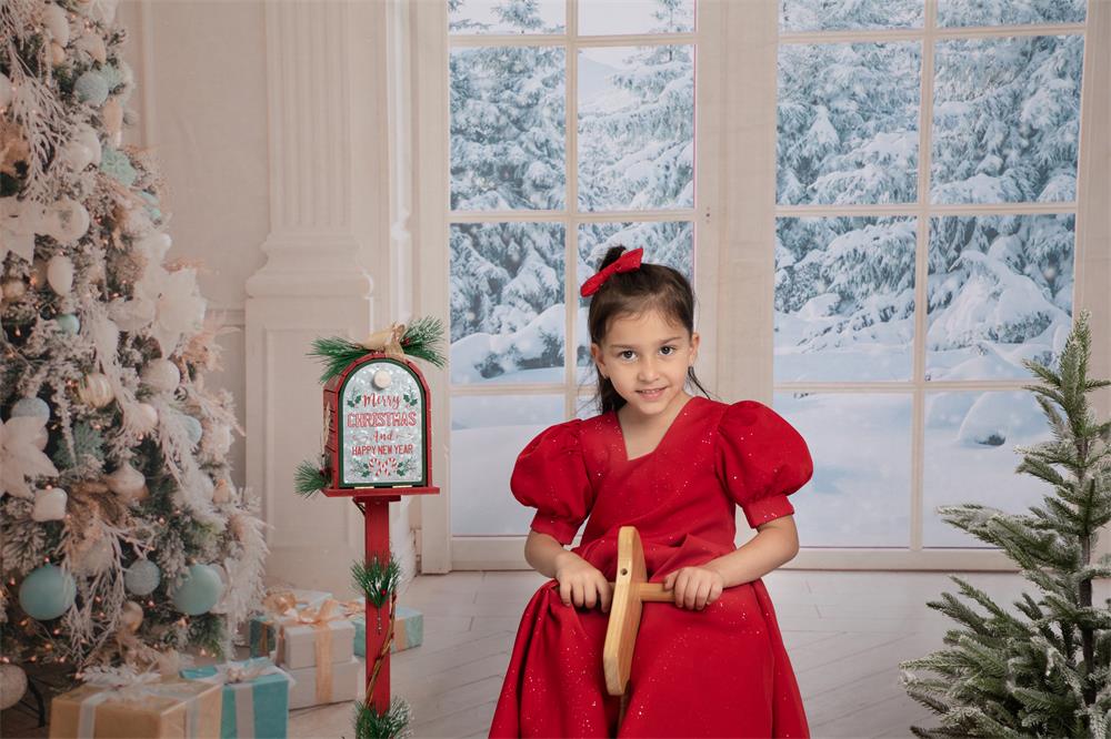 Kate Weihnachten weißer Hintergrund Winter für Fotografie - Kate Backdrop.de