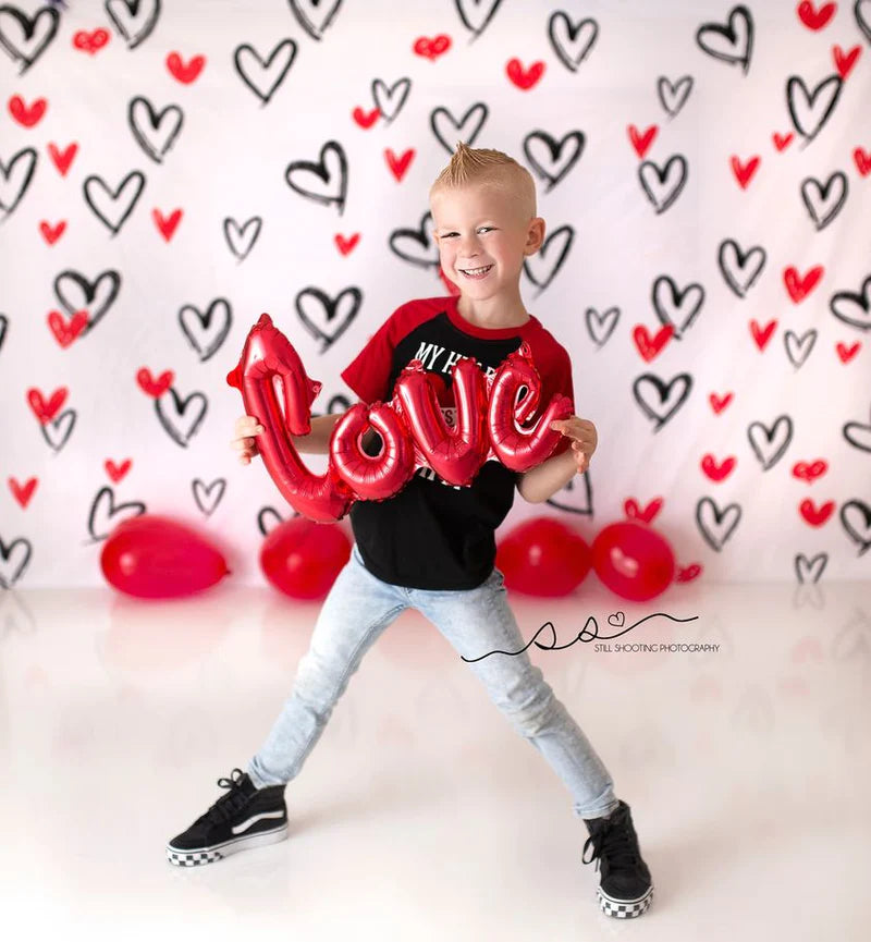 Kate Valentinstag Hintergrund Weiß für Fotografie - Kate Backdrop.de