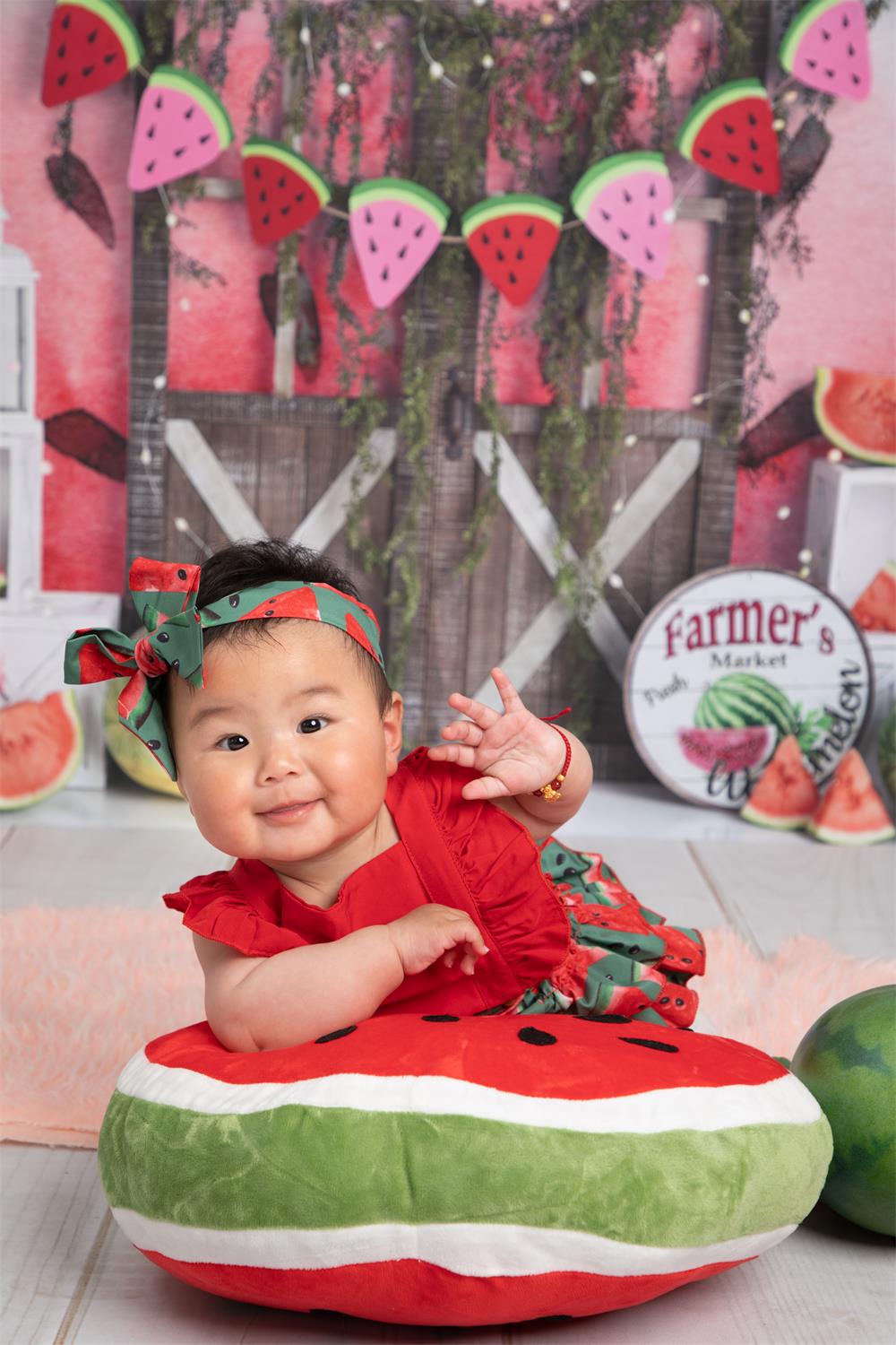 Kate Wassermelonen Geburtstag Hintergrund von Mandy Ringe Photography - Kate Backdrop.de
