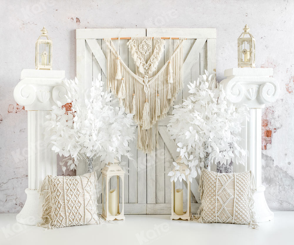 Kate Weißer Boho Tür Hintergrund von Emetselch - Kate Backdrop.de