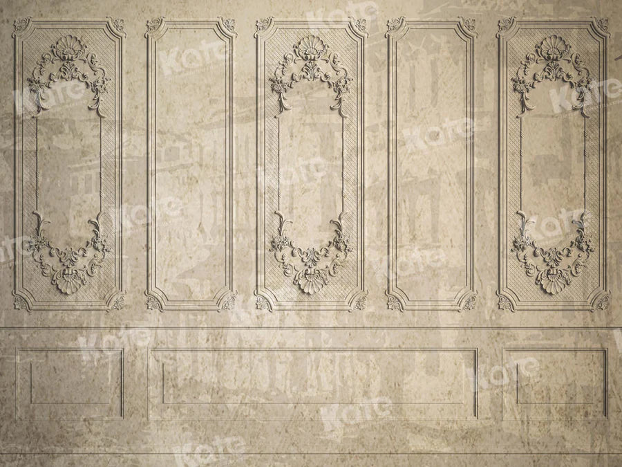 Kate Retro Vintage Wand Beige Hintergrund von Chain Photography - Kate Backdrop.de
