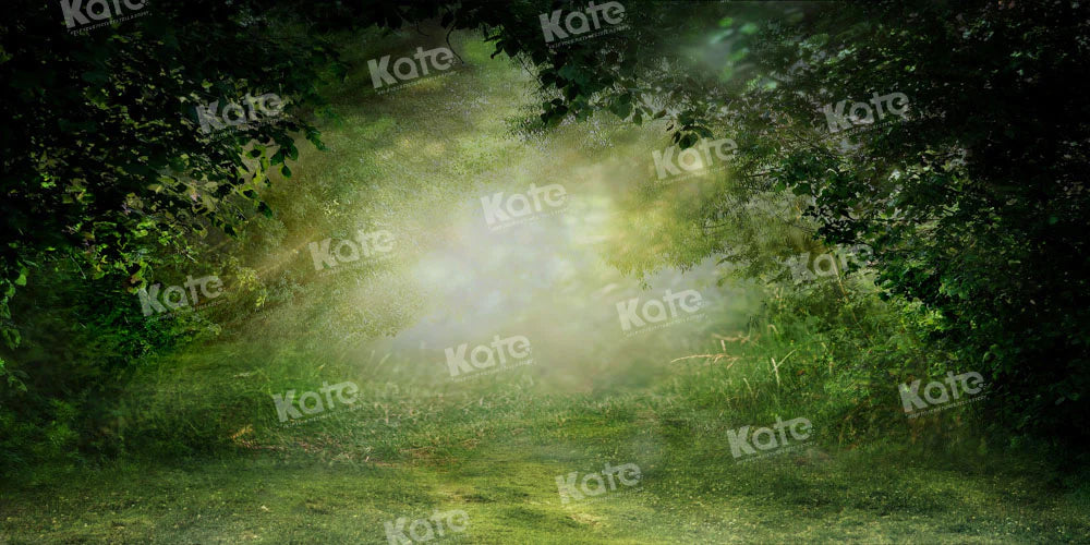 Kate Frühling Grün Dschungel Wald Hintergrund von Chain Photography - Kate Backdrop.de