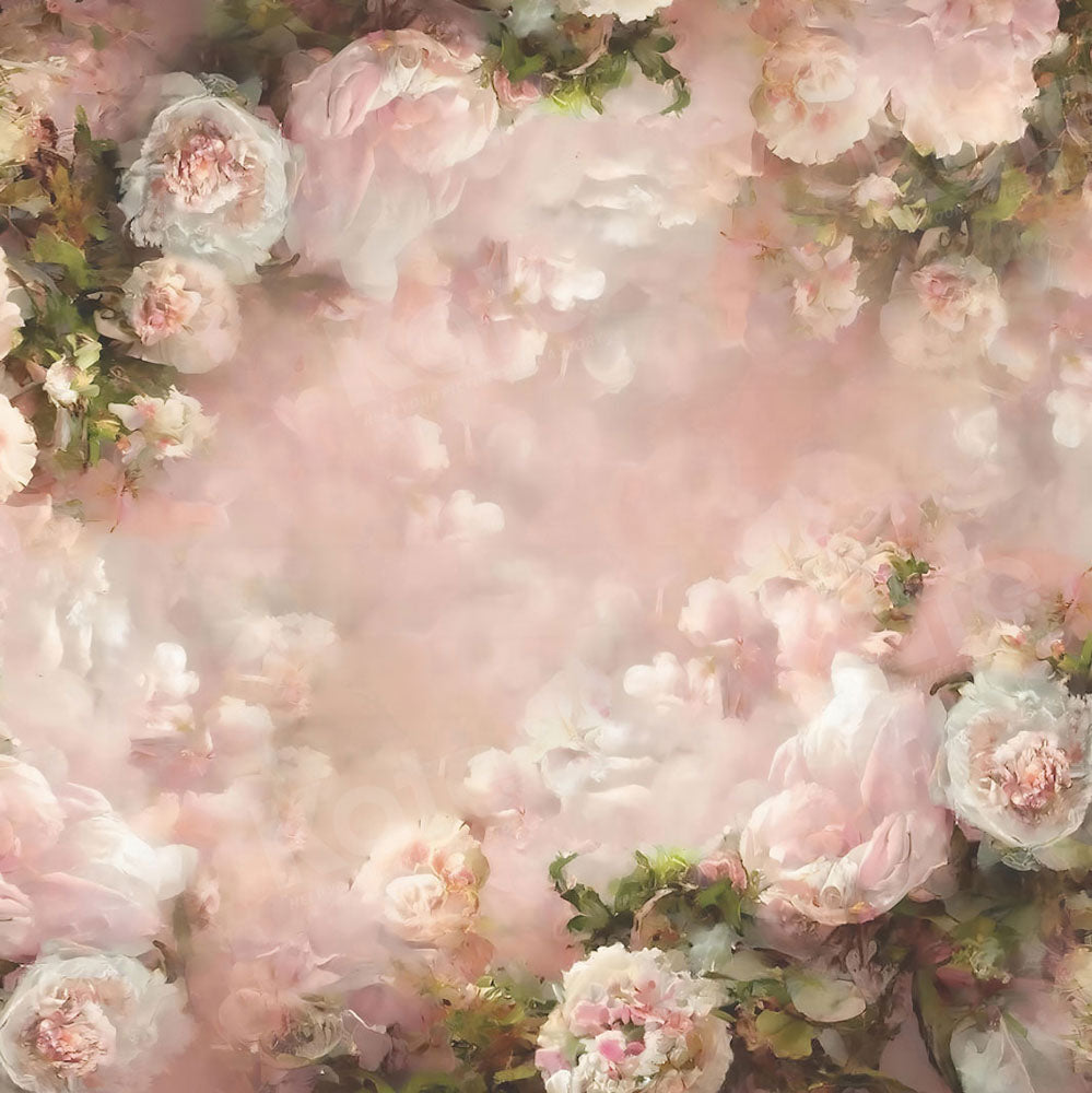 Kate Rosa Floral Fine Art Hintergrund für Fotografie - Kate Backdrop.de