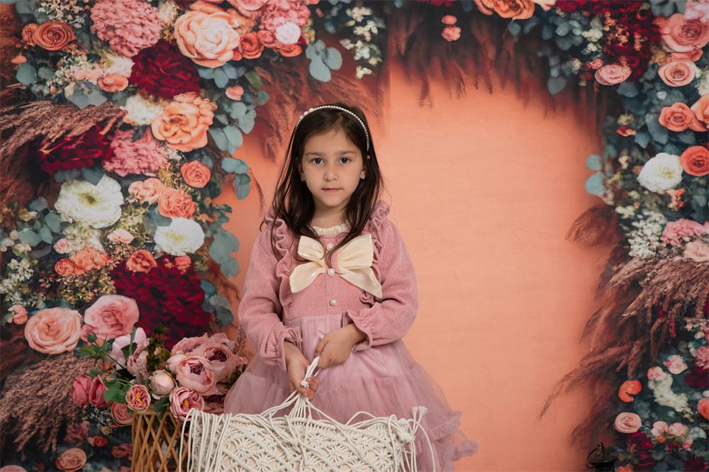 Kate Gemalt Boho Freigeist draußen Floral Hintergrund von Mini MakeBelieve - Kate Backdrop.de