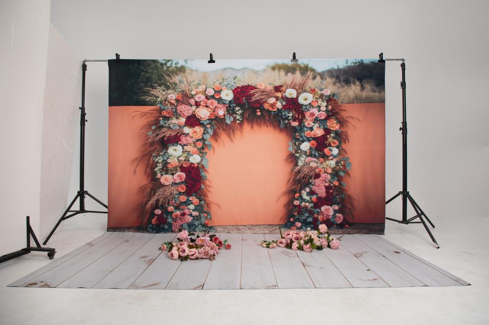 Kate Gemalt Boho Freigeist draußen Floral Hintergrund von Mini MakeBelieve