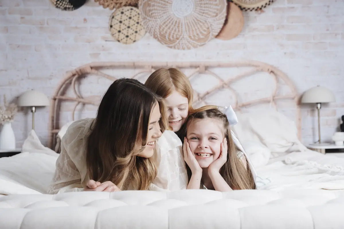 Kate Boho Kopfteil mit Körben als Hintergrund von Mandy Ringe Photography - Kate Backdrop.de