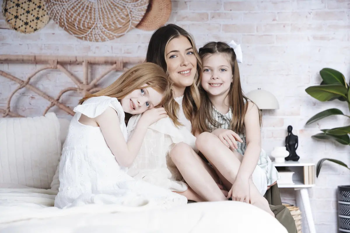 Kate Boho Kopfteil mit Körben als Hintergrund von Mandy Ringe Photography - Kate Backdrop.de