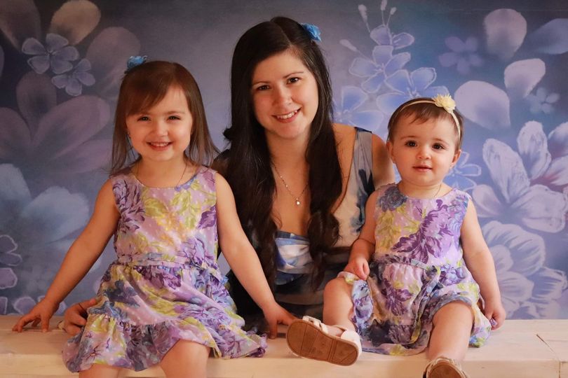 Kate Fine Art Floral Blauer Hintergrund von GQ - Kate Backdrop.de