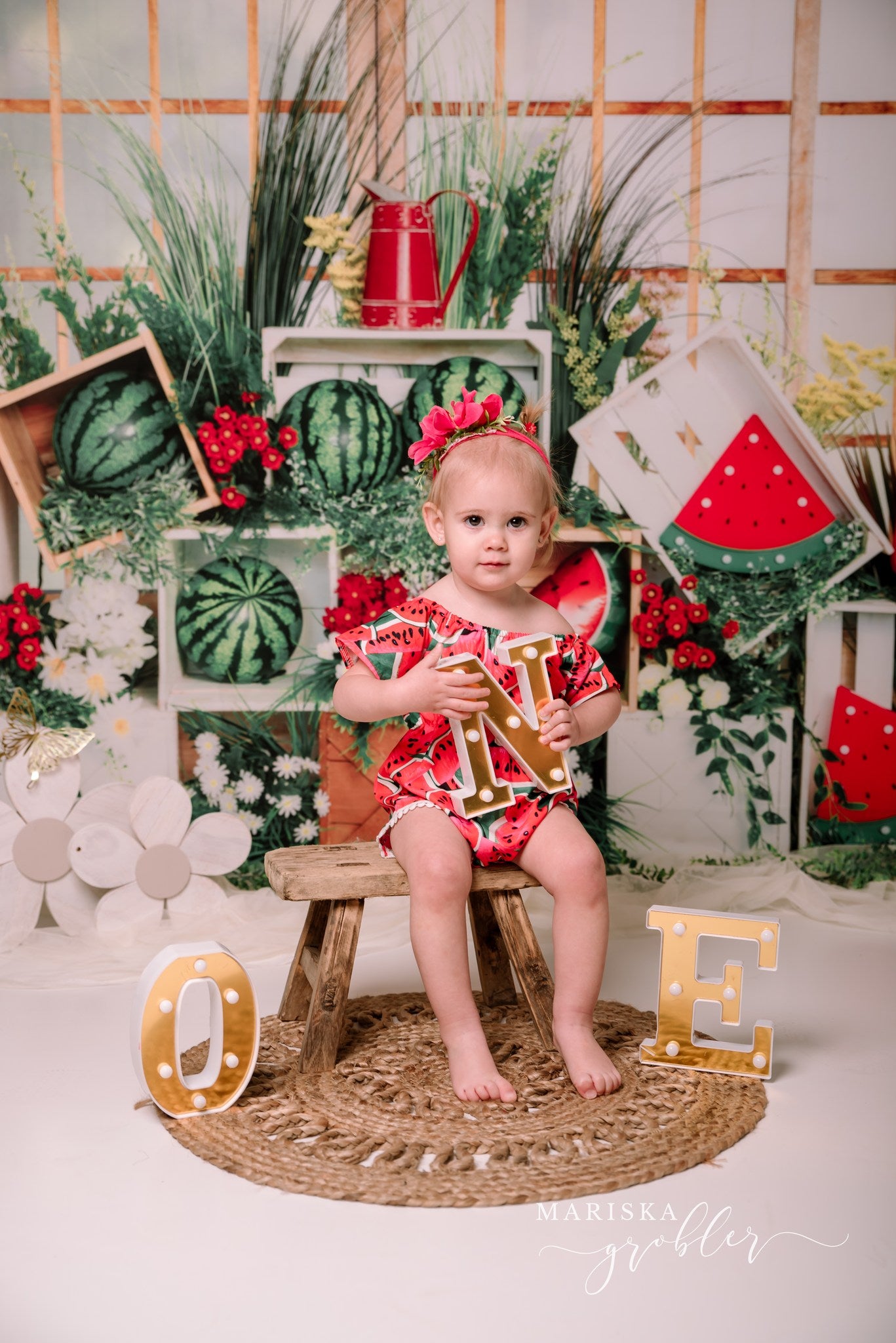 Kate Sommerfrüchte Wassermelone Hintergrund von Emetselch - Kate Backdrop.de