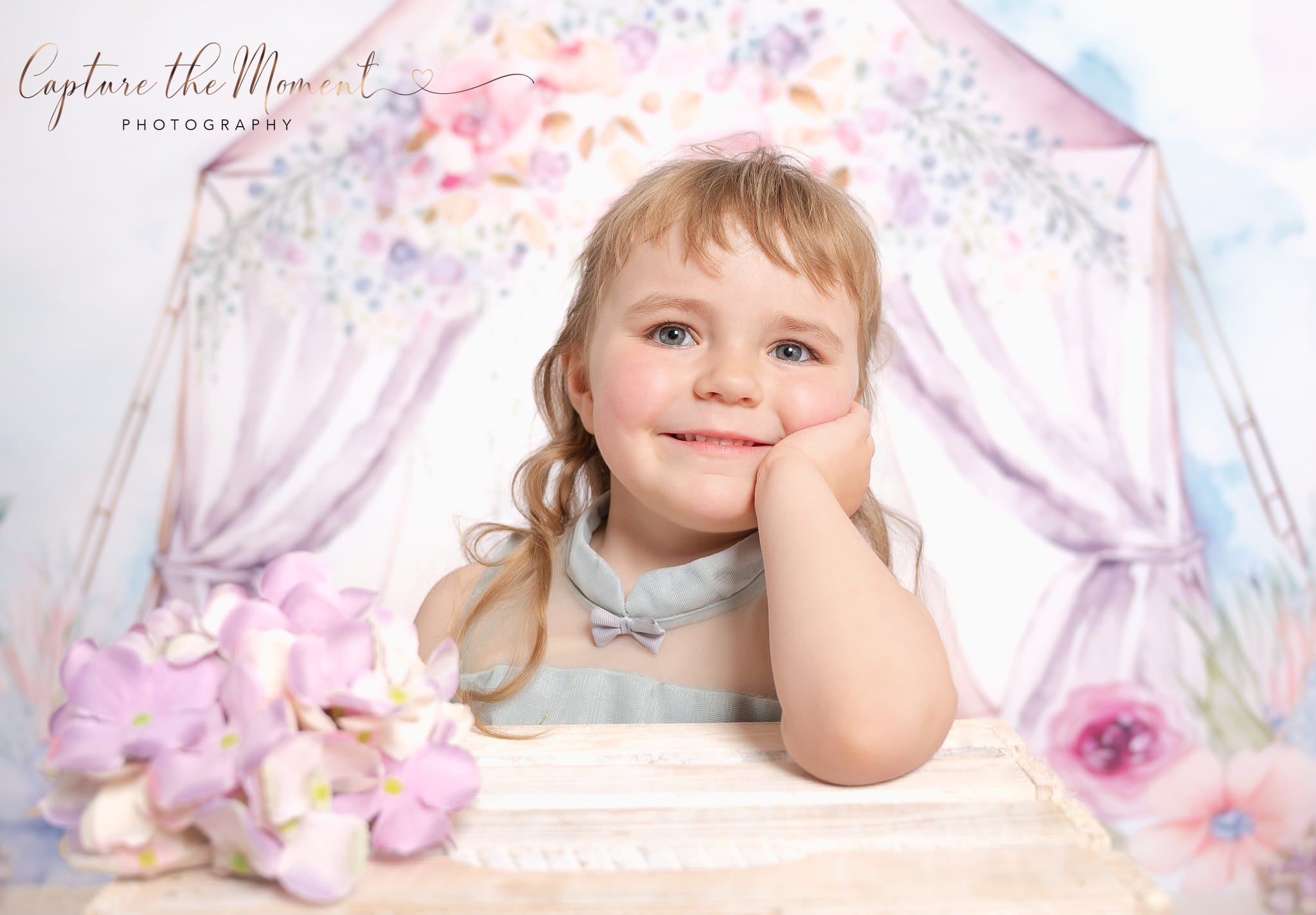 Kate Frühling Boho Tepee Hintergrund von Patty Roberts - Kate Backdrop.de