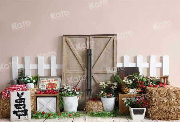Kate Sommerfrisches Obst Bauernhof Hintergrund für Fotografie - Kate Backdrop.de