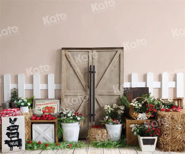Kate Sommerfrisches Obst Bauernhof Hintergrund für Fotografie - Kate Backdrop.de
