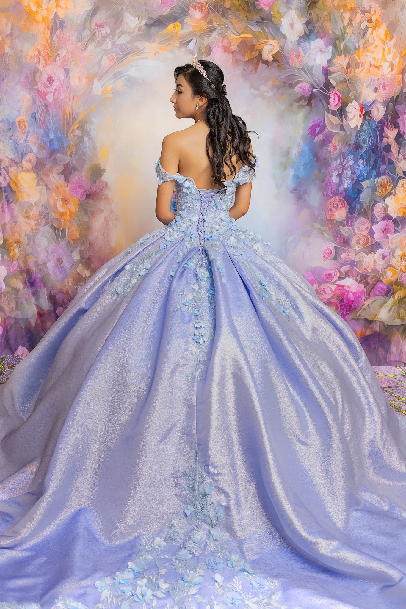 Kate Federn Umarmung Hintergrund von Mini MakeBelieve - Kate Backdrop.de