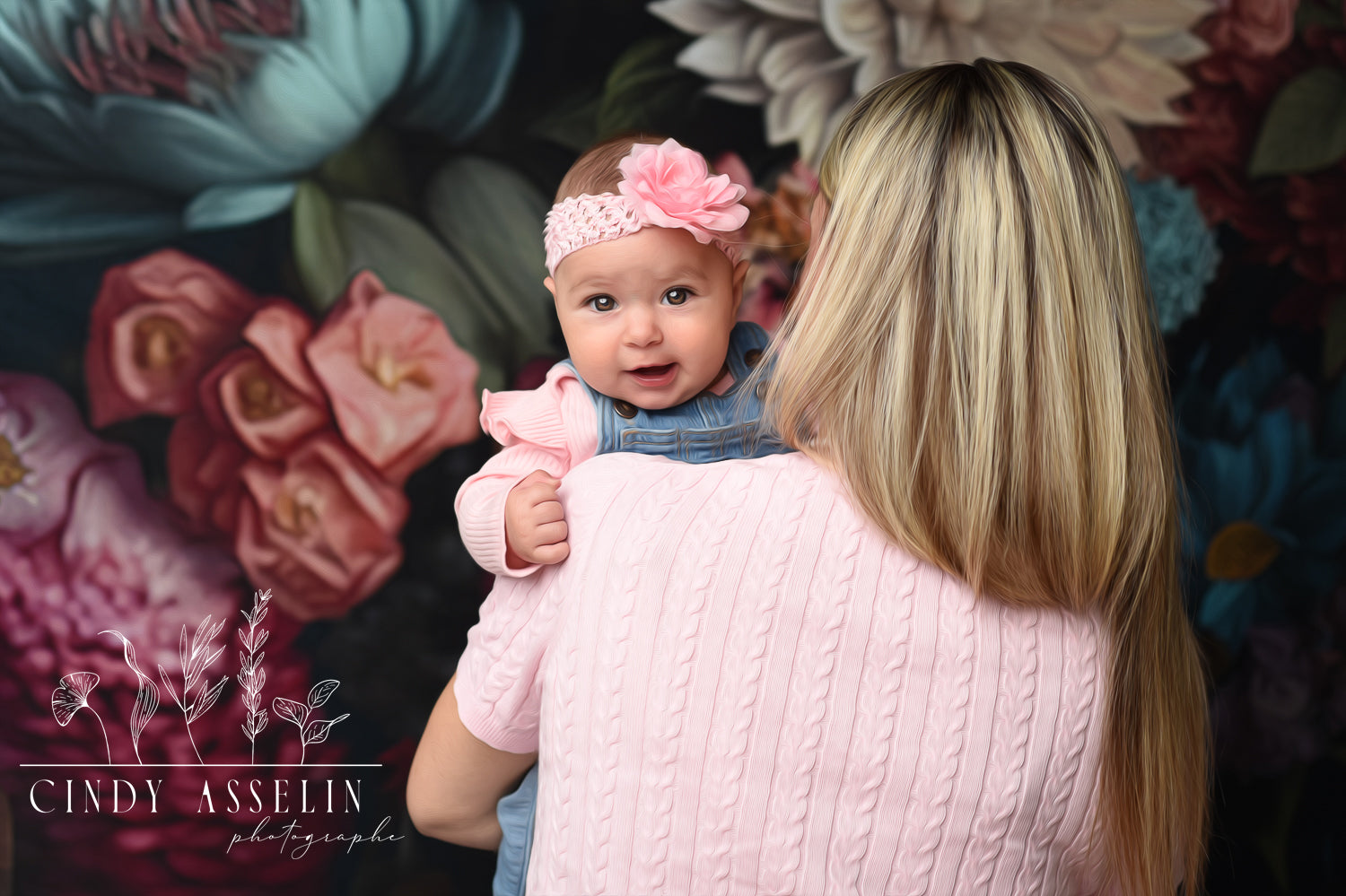 Kate Boho Blühende Blumen Hintergrund von Chain Photography - Kate Backdrop.de