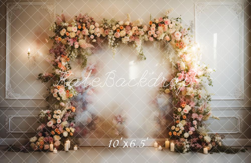 Kate Painterly Fine Art Blume Bogen Zimmer Geburtstag Hochzeit Feier Hintergrund von Mini MakeBelieve - Kate Backdrop.de