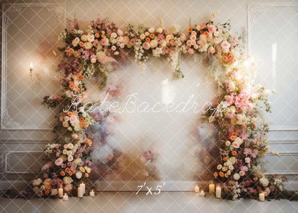 Kate Painterly Fine Art Blume Bogen Zimmer Geburtstag Hochzeit Feier Hintergrund von Mini MakeBelieve - Kate Backdrop.de