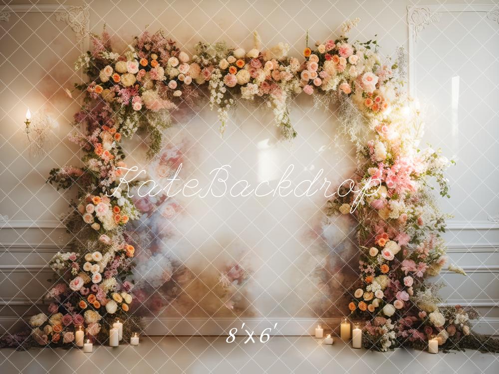 Kate Painterly Fine Art Blume Bogen Zimmer Geburtstag Hochzeit Feier Hintergrund von Mini MakeBelieve - Kate Backdrop.de