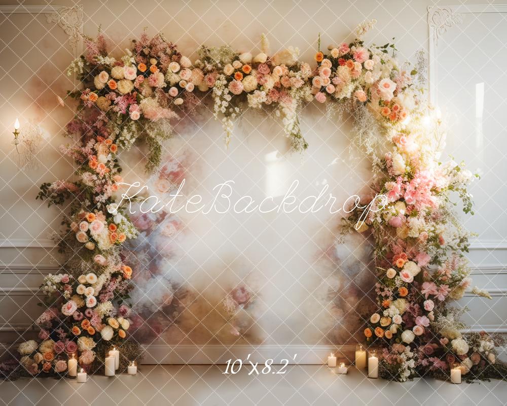 Kate Painterly Fine Art Blume Bogen Zimmer Geburtstag Hochzeit Feier Hintergrund von Mini MakeBelieve - Kate Backdrop.de