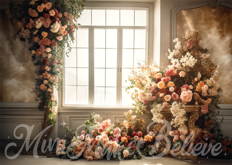 Kate Painterly Fine Art Rose Zimmer Geburtstag Hochzeit Feier Hintergrund von Mini MakeBelieve - Kate Backdrop.de