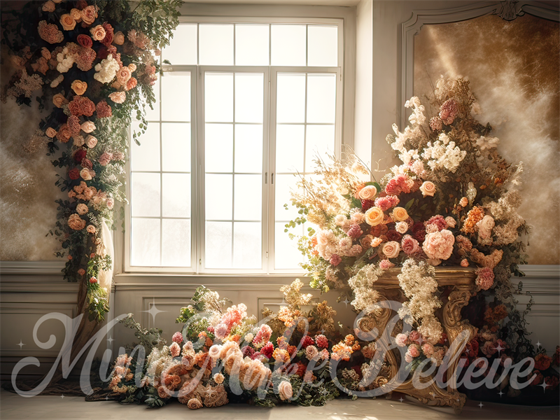 Kate Painterly Fine Art Rose Zimmer Geburtstag Hochzeit Feier Hintergrund von Mini MakeBelieve - Kate Backdrop.de