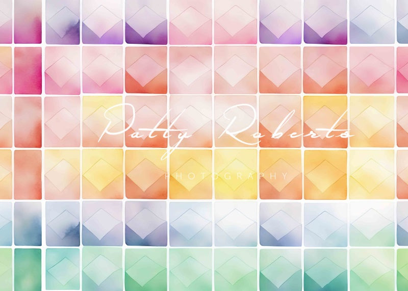 Kate Buntes Chaos Cake Smash Hintergrund von Patty Roberts - Kate Backdrop.de