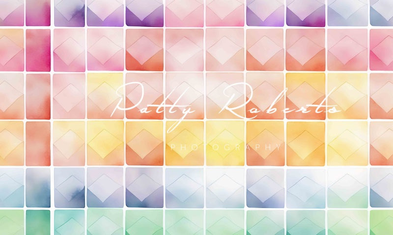 Kate Buntes Chaos Cake Smash Hintergrund von Patty Roberts - Kate Backdrop.de