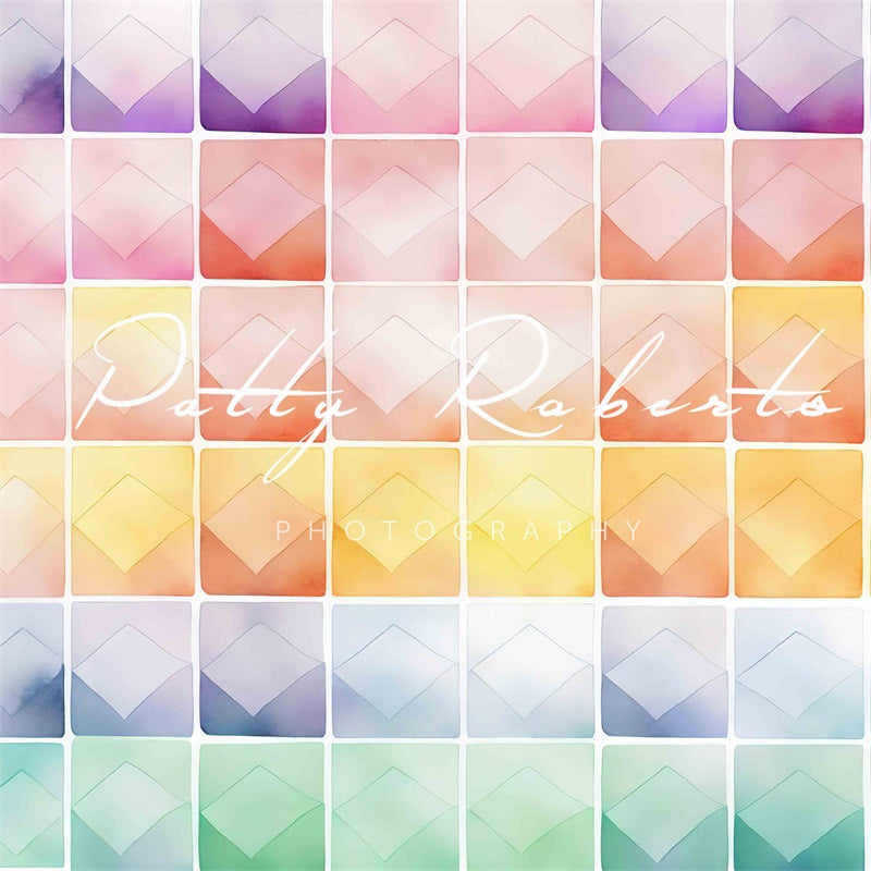Kate Buntes Chaos Cake Smash Hintergrund von Patty Roberts - Kate Backdrop.de