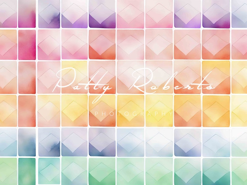 Kate Buntes Chaos Cake Smash Hintergrund von Patty Roberts - Kate Backdrop.de