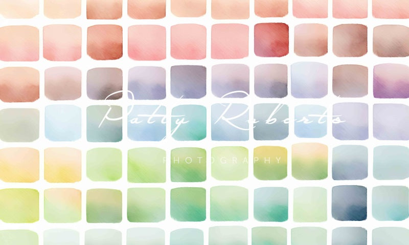 Kate Regenbogen Palette Cake Smash Hintergrund von Patty Roberts - Kate Backdrop.de