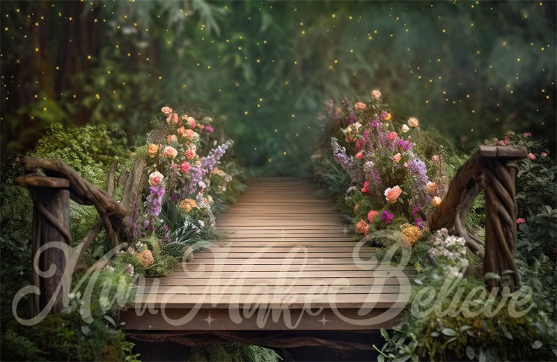 Kate Painterly Fine Art Fairy Bridge Hintergrund von Mini MakeBelieve - Kate Backdrop.de