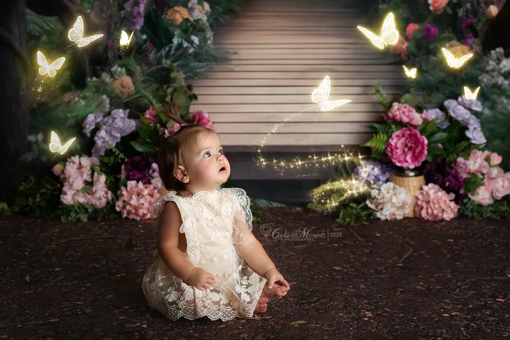 Kate Painterly Fine Art Fairy Bridge Hintergrund von Mini MakeBelieve - Kate Backdrop.de