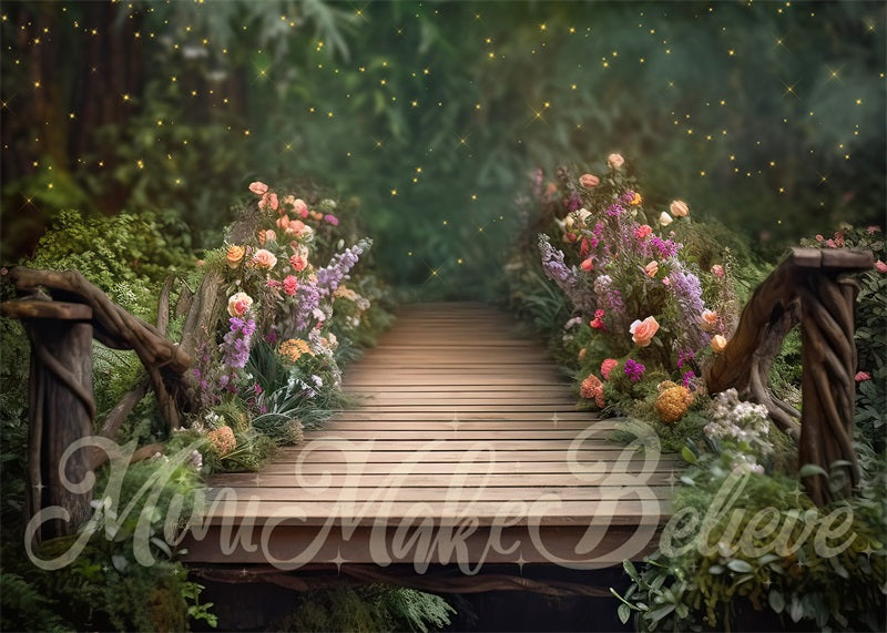Kate Painterly Fine Art Fairy Bridge Hintergrund von Mini MakeBelieve - Kate Backdrop.de