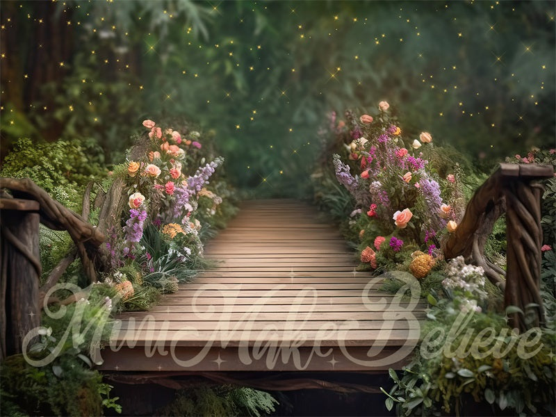 Kate Painterly Fine Art Fairy Bridge Hintergrund von Mini MakeBelieve - Kate Backdrop.de
