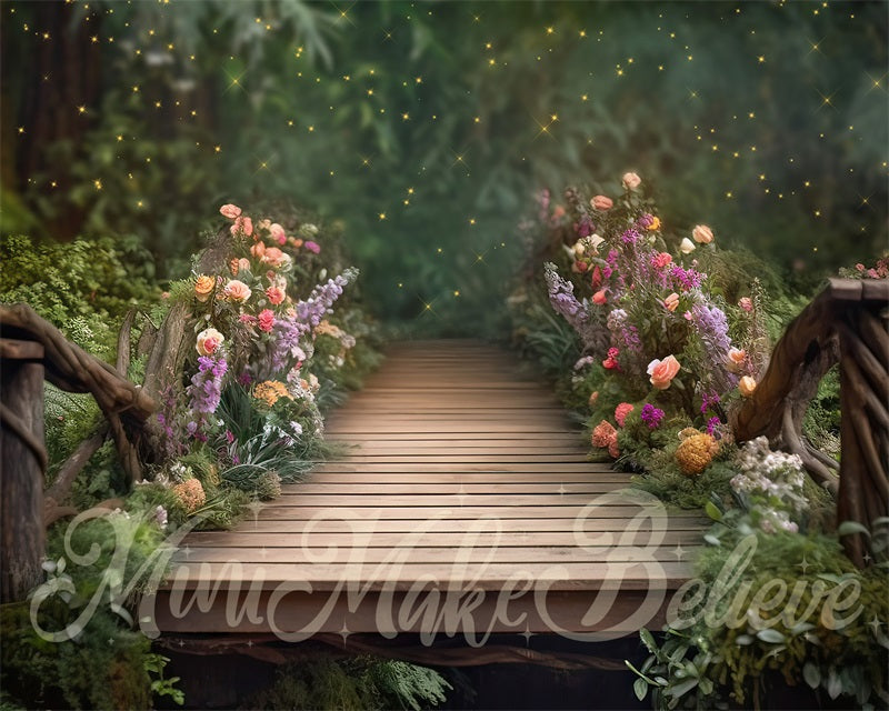 Kate Painterly Fine Art Fairy Bridge Hintergrund von Mini MakeBelieve - Kate Backdrop.de