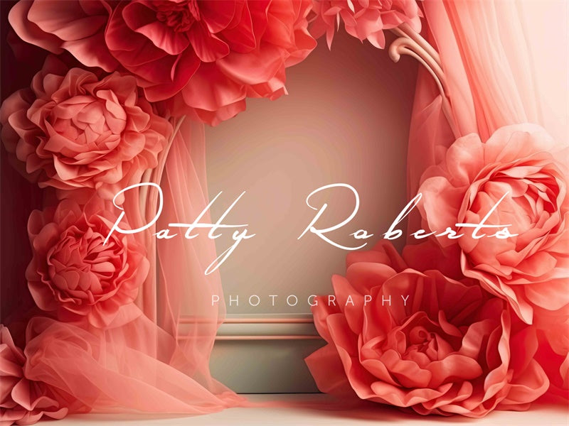 Kate Blühende Glückseligkeit Floraler Hintergrund von Patty Roberts - Kate Backdrop.de