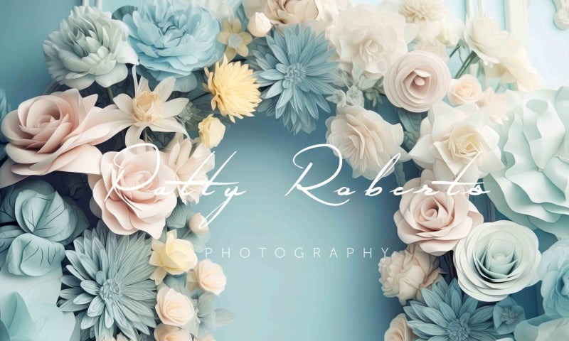 Kate Blumenmalerisches Märchenland Hochzeitshintergrund von Patty Roberts