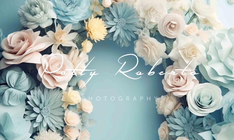 Kate Blumenmalerisches Märchenland Hochzeitshintergrund von Patty Roberts
