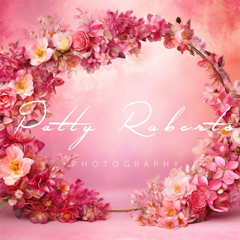 Kate Painterly Blooming Beauty Fine Art Floral Hintergrund von Patty Roberts - Kate Backdrop.de
