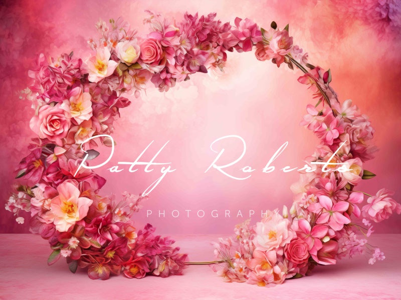 Kate Painterly Blooming Beauty Fine Art Floral Hintergrund von Patty Roberts - Kate Backdrop.de