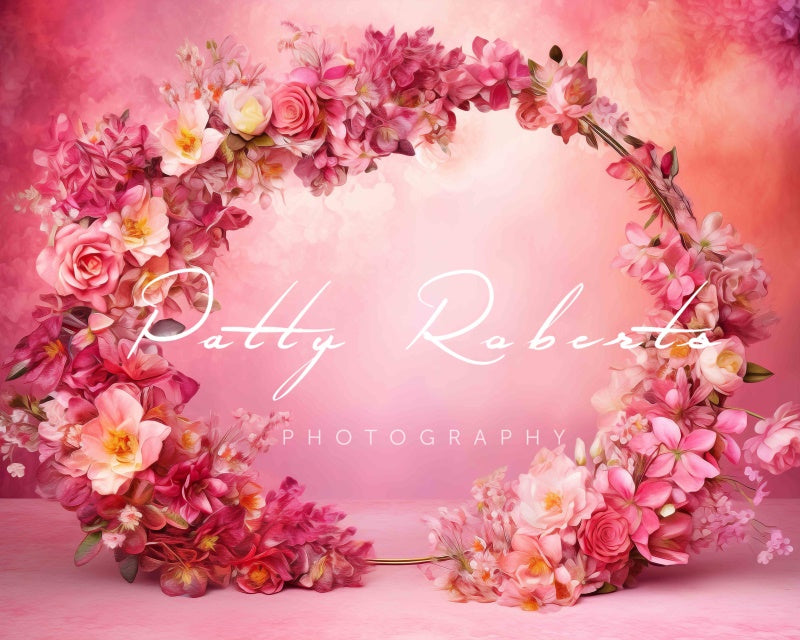 Kate Painterly Blooming Beauty Fine Art Floral Hintergrund von Patty Roberts - Kate Backdrop.de