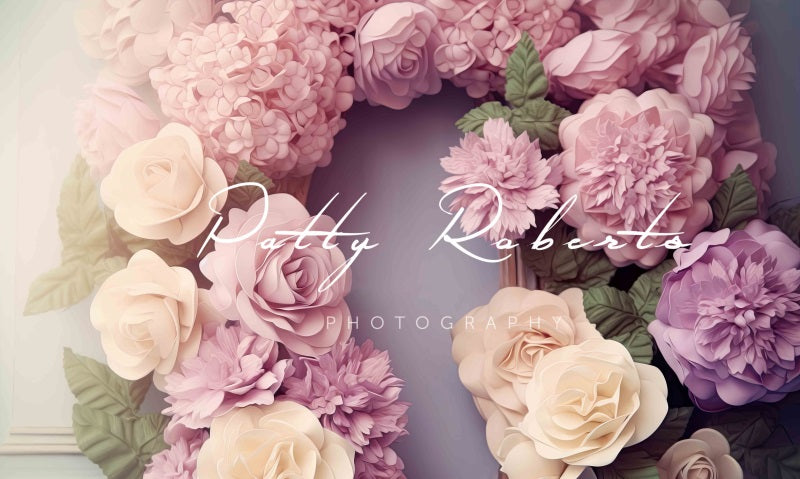 Kate Duftende Lavendel Floral Hochzeit Hintergrund von Patty Roberts - Kate Backdrop.de