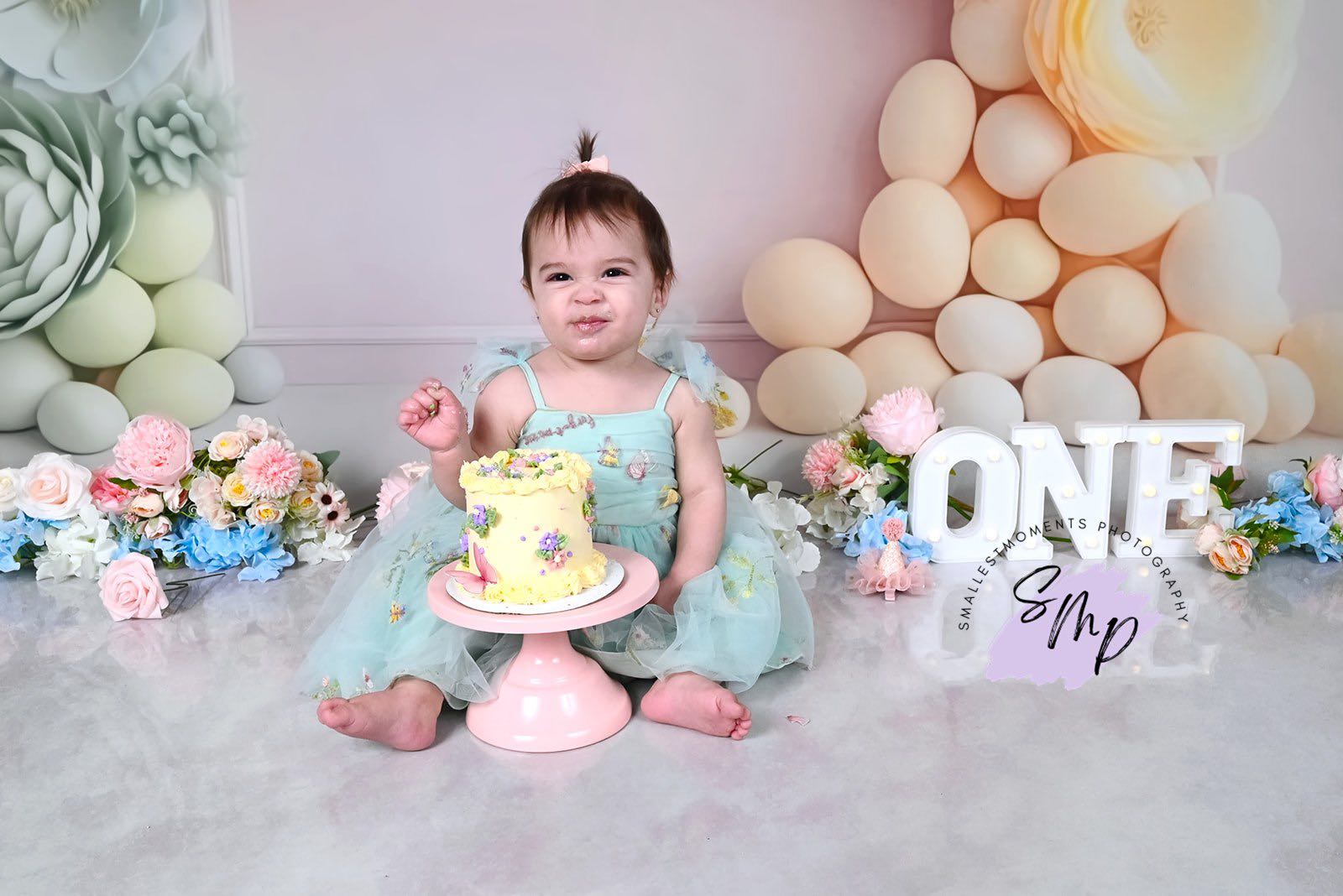 Kate Frühling Fling bunte Floral Arch Wand Hintergrund von Patty Roberts - Kate Backdrop.de