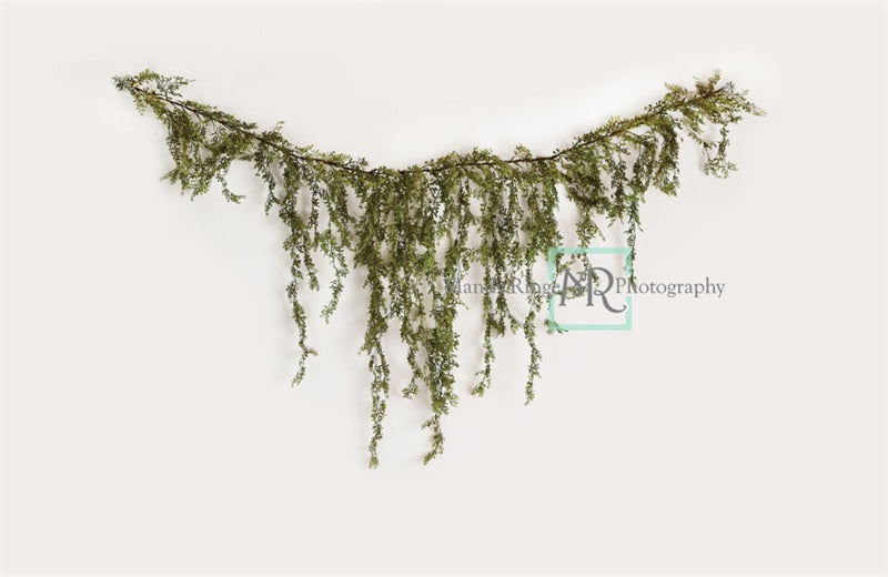 Kate Frühling/Sommer Rebengirlande auf weißem Hintergrund von Mandy Ringe Photography - Kate Backdrop.de