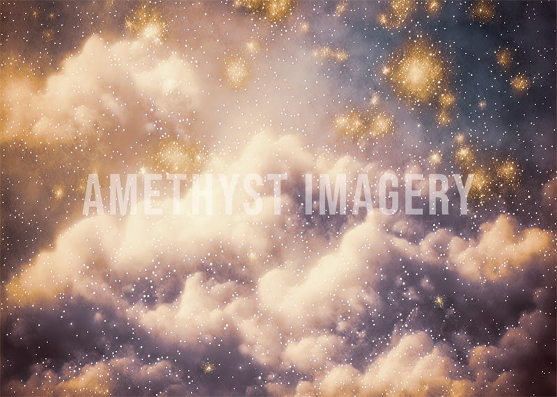 Kate Golden Night Dream Lichter Hintergrund von Angela Miller - Kate Backdrop.de