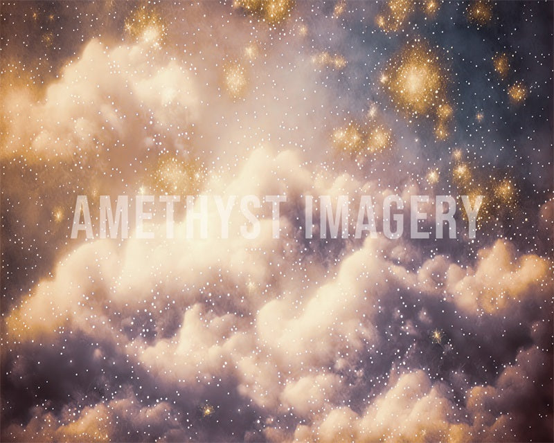 Kate Golden Night Dream Lichter Hintergrund von Angela Miller - Kate Backdrop.de