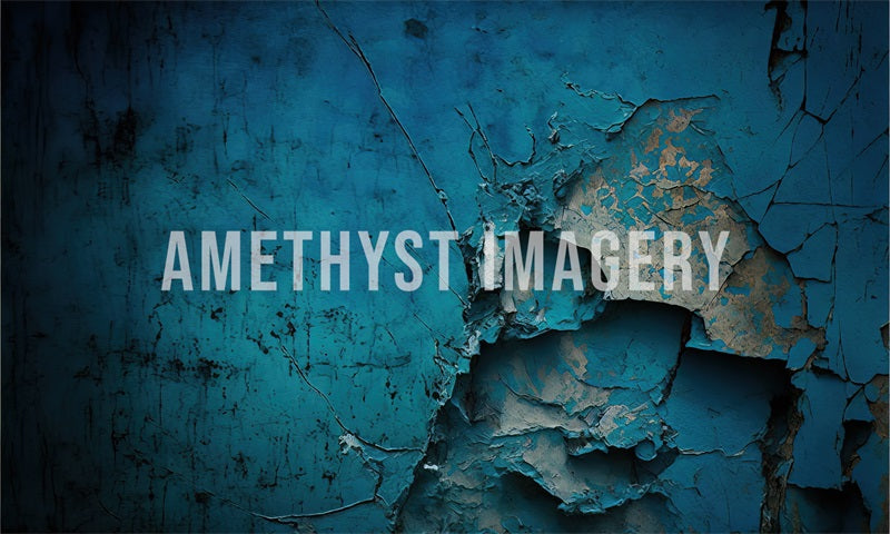 Kate Blaue Farbe gerissene Wand Hintergrund von Angela Miller - Kate Backdrop.de