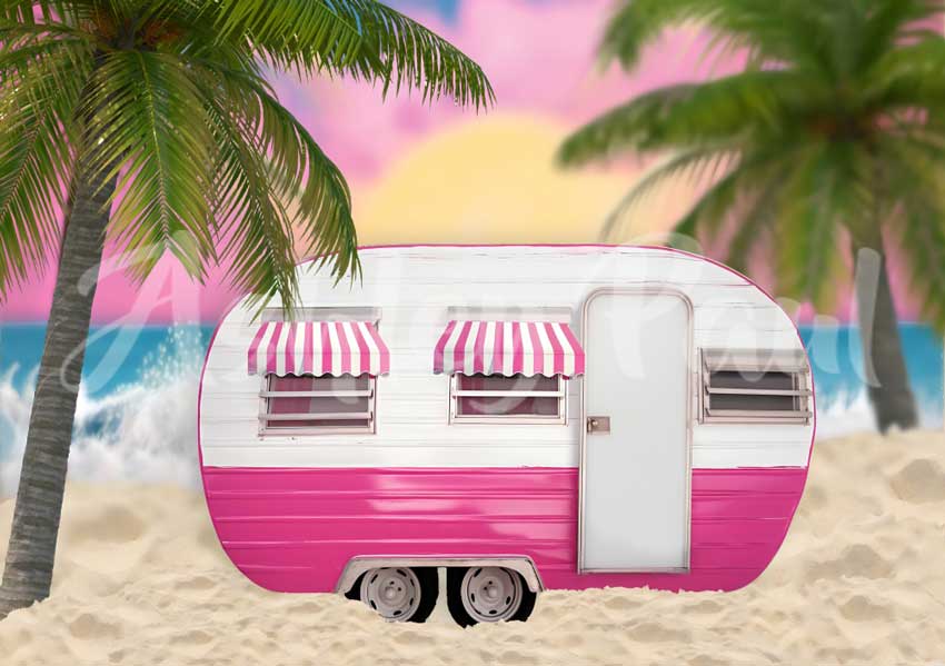 Kate Autocamping mit My Fantasie Dollys als Hintergrund von Ashley Paul - Kate Backdrop.de