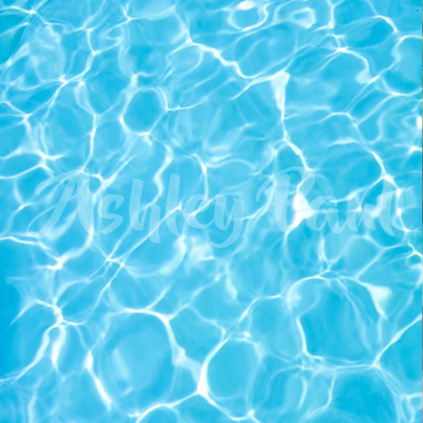 Kate Sommer Schwimmbad Boden Hintergrund von Ashley Paul - Kate Backdrop.de